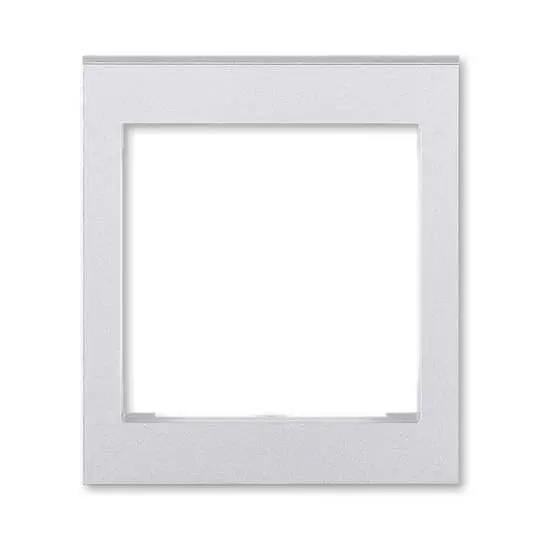 kryt rámečku s otvorem 55x55, střední; titanová, design LEVIT M